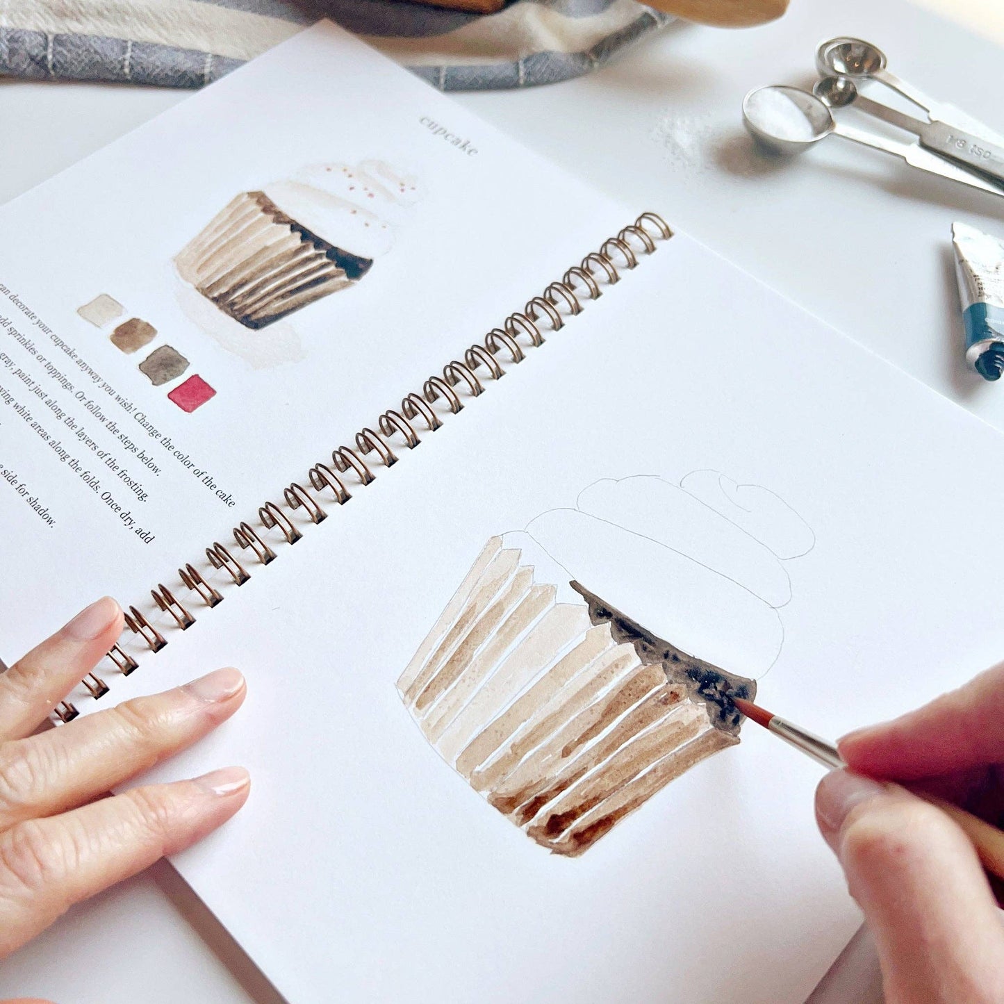 Emily Lex Studio - Baking watercolor workbook