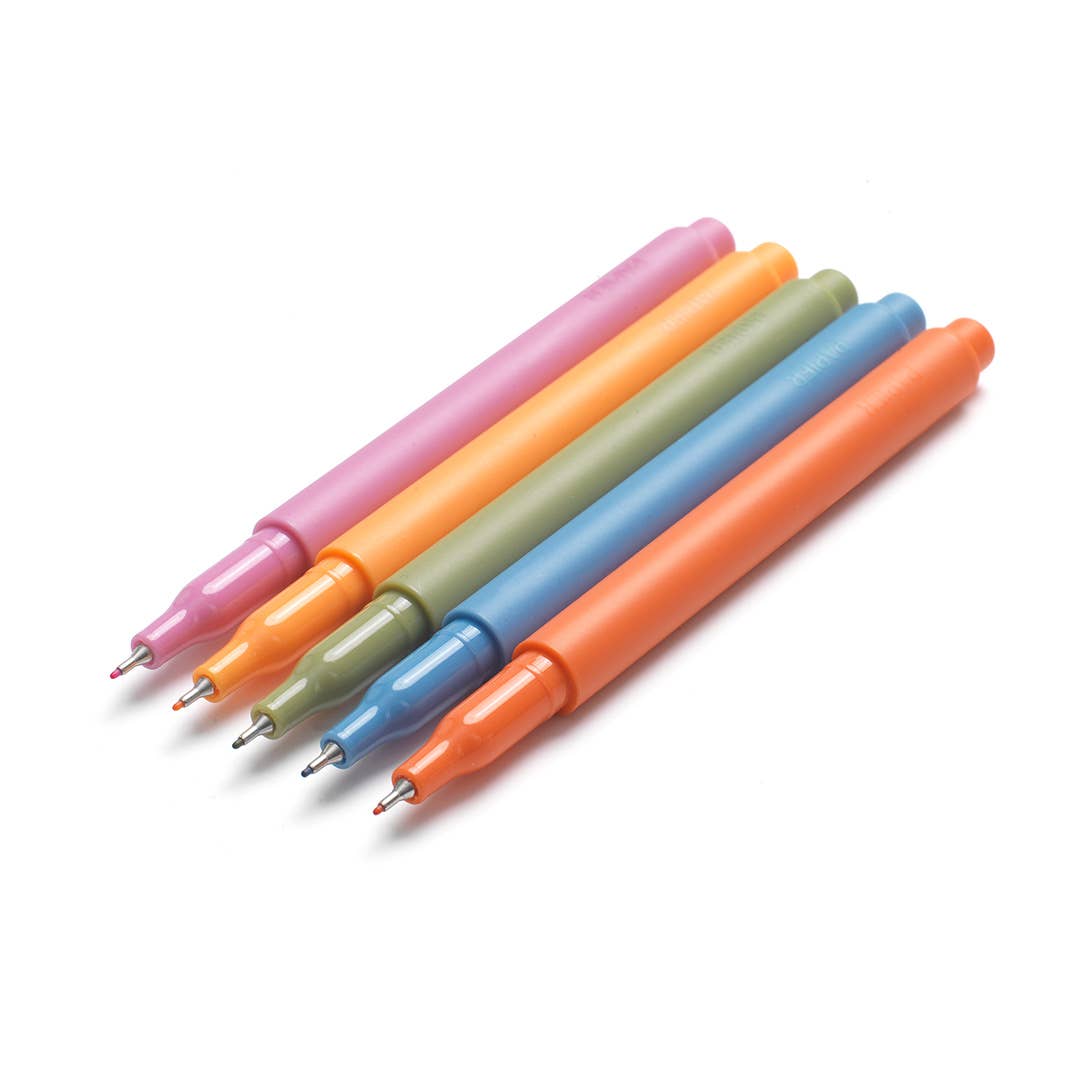 Fineliners Set of 5 - High Energy