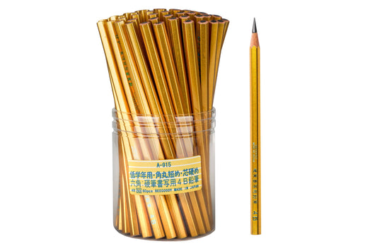Eyeball Pencil Co. Calligraphy Pencil, 4B Gold