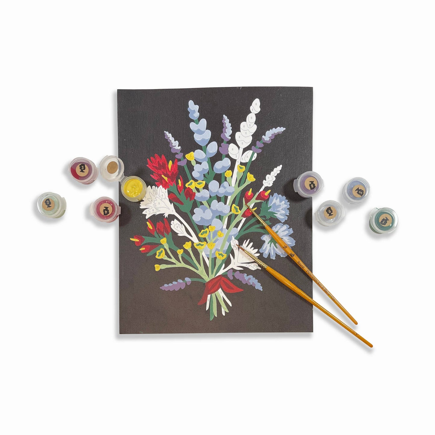 Oregon Wildflower Bouquet Paint-by-Number Kit