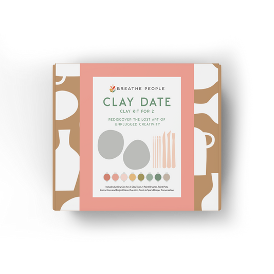 Breathe People - Deluxe Clay Date Activity Kit- Clay Kit for Two