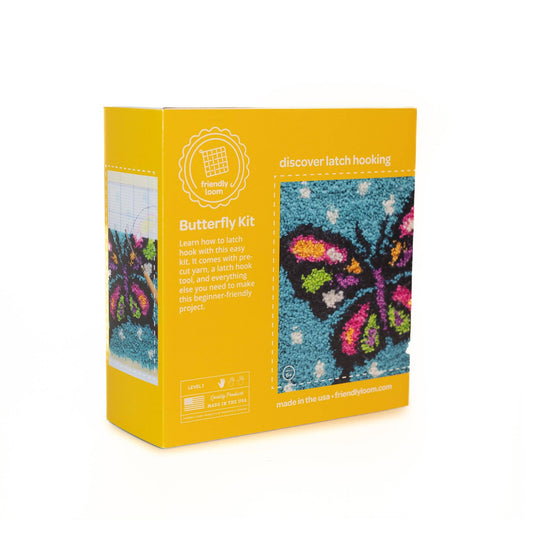 Butterfly Latch Hooking Kit