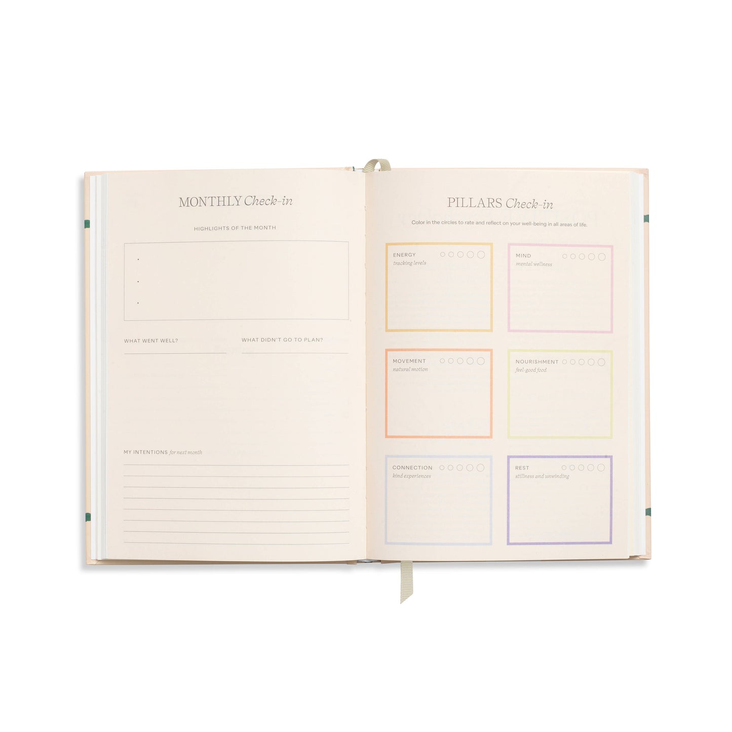 Papier Guided Wellness Journal, A5 Hardcover