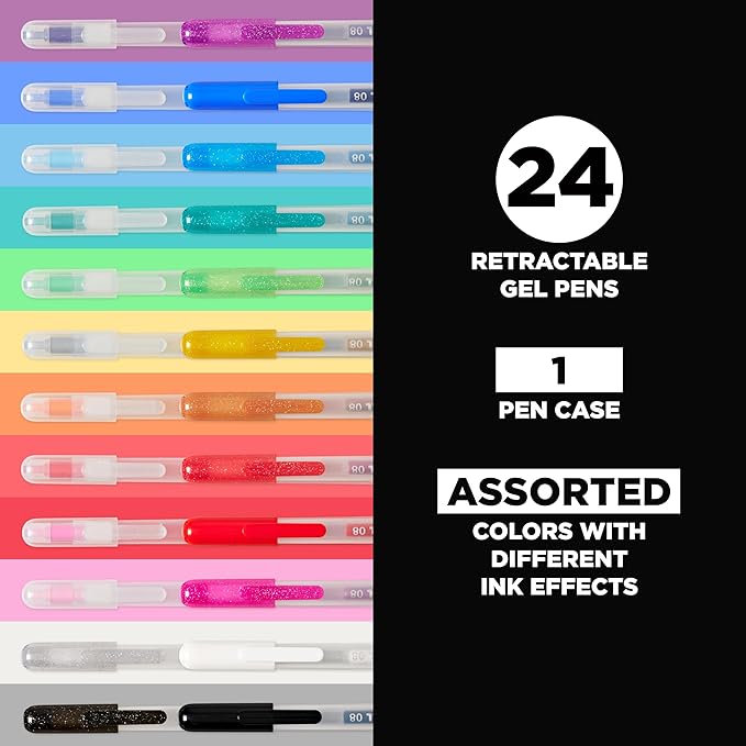 Gelly Roll Retractable 24 pc Special Edition Set