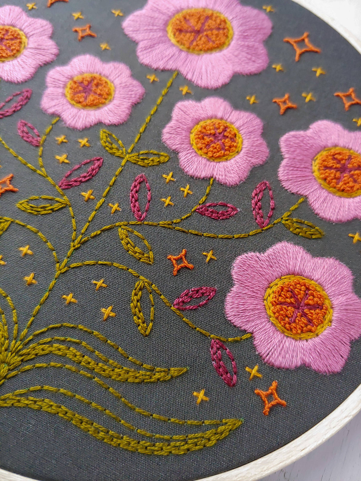 Cozy Blue Enchanted embroidery kit