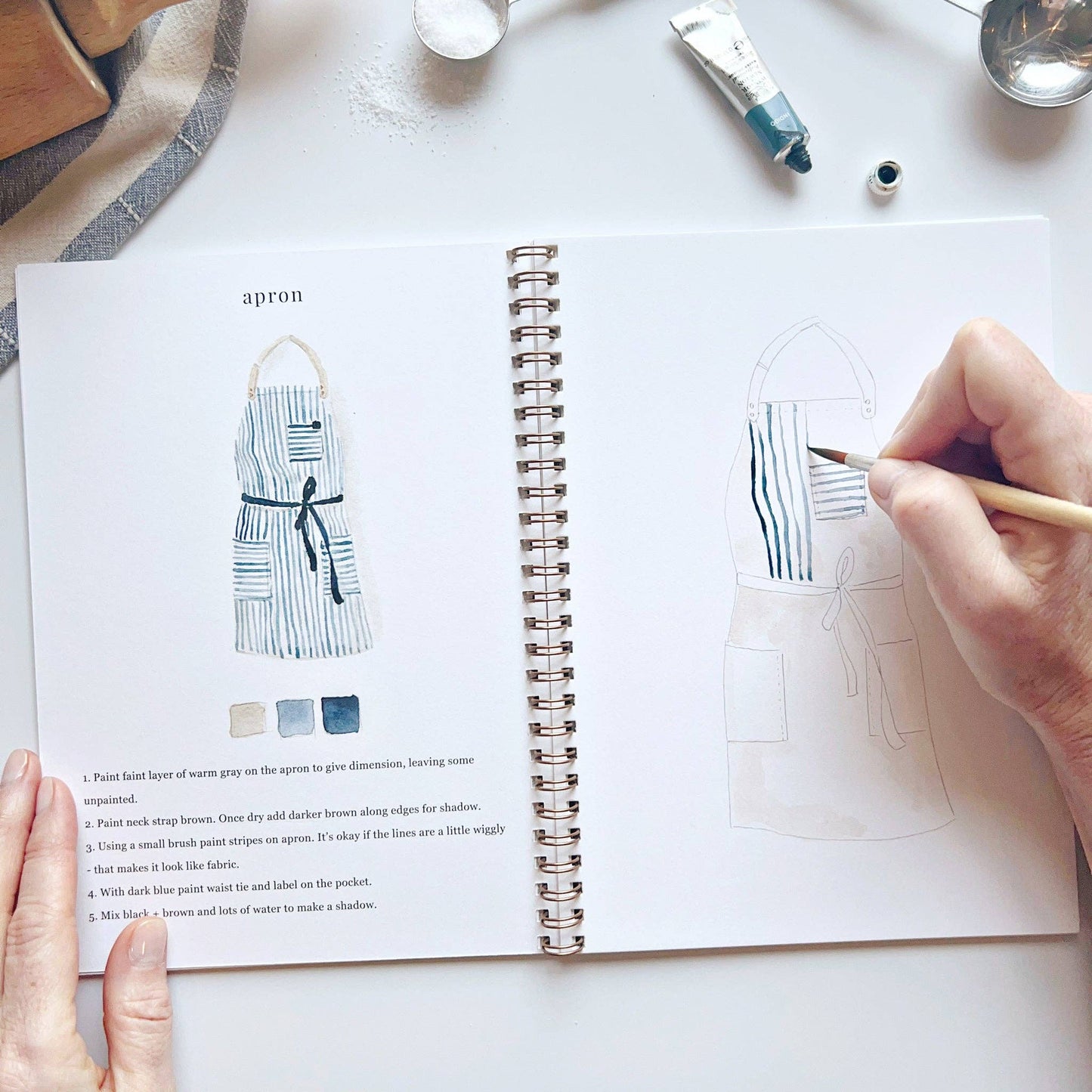 Emily Lex Studio - Baking watercolor workbook