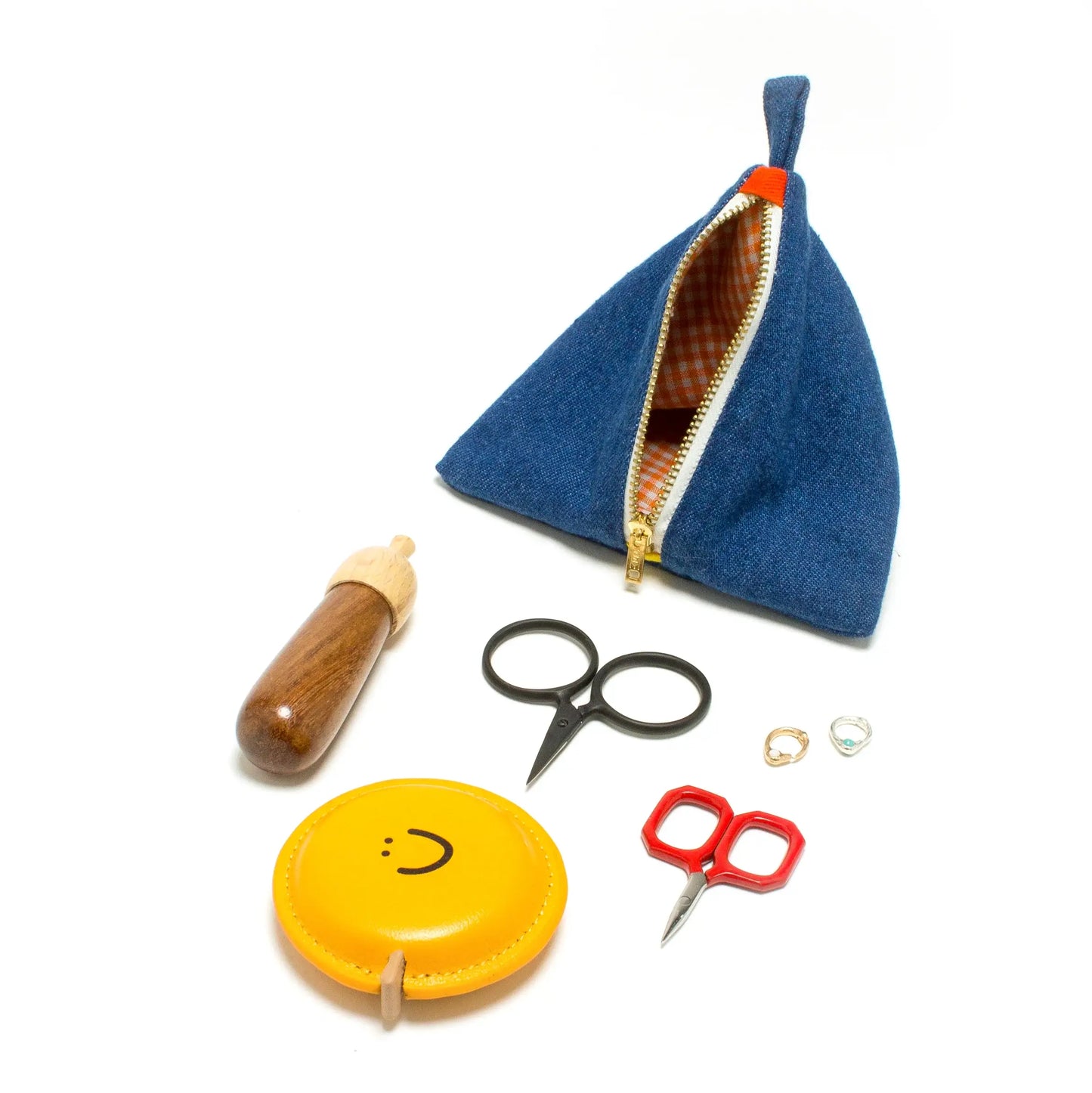 DEGEN - Denim Pyramid Pouch
