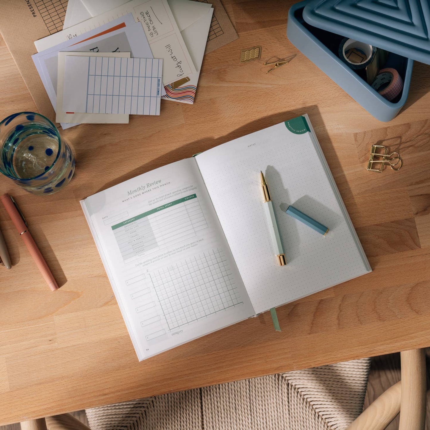 Papier Guided Finance Planner, A5 Hardcover - Wonder