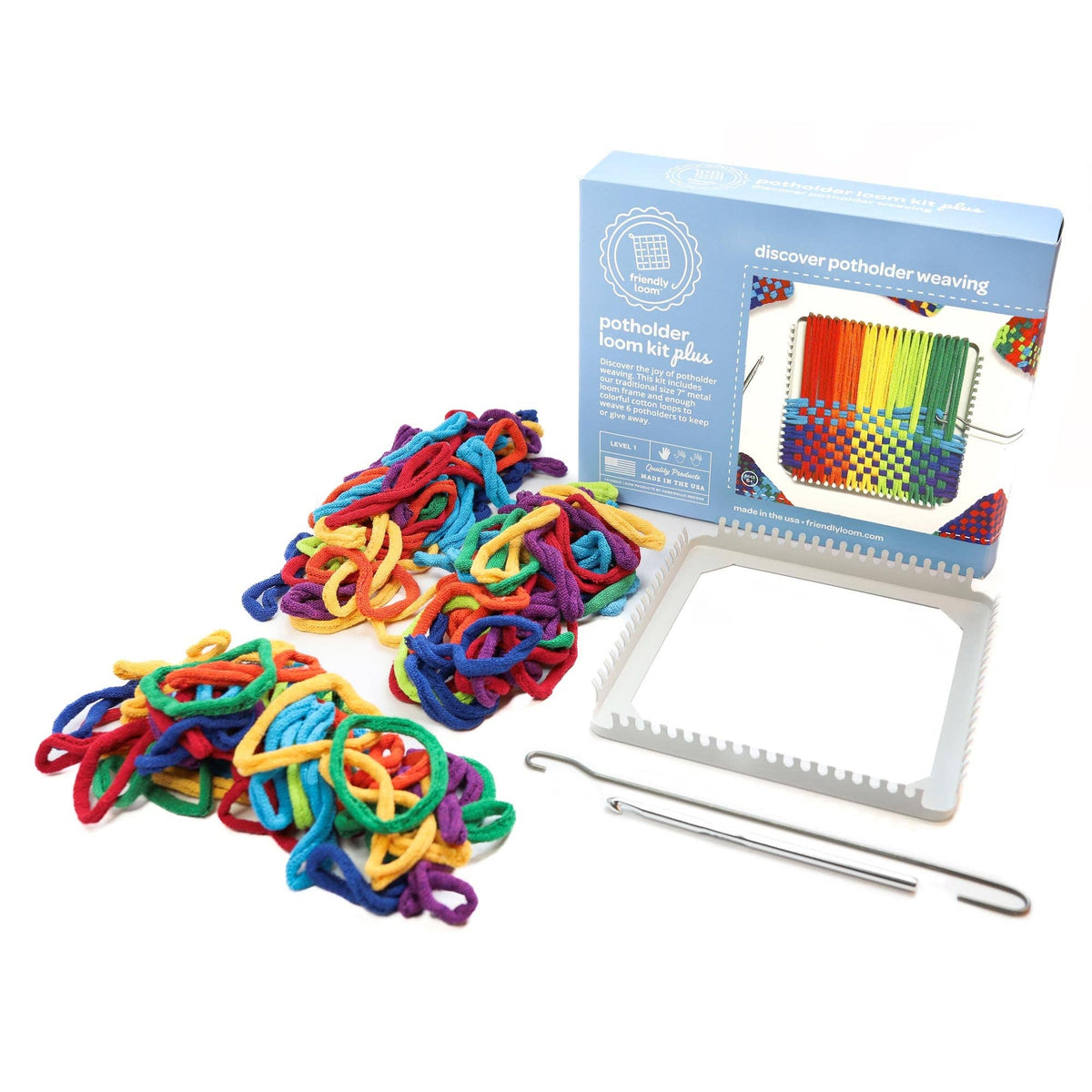 Friendly Loom 7" Potholder Loom Plus (Traditional)