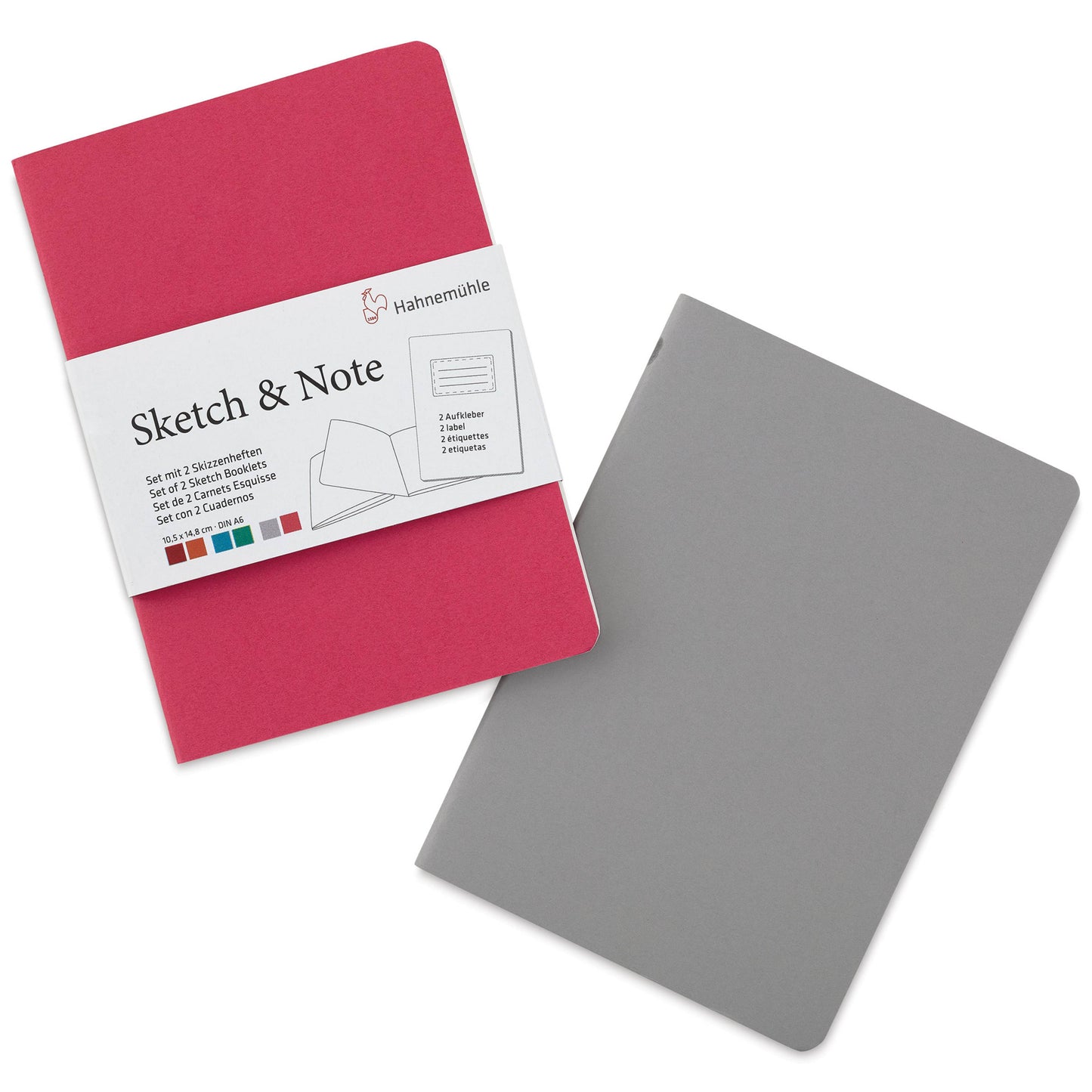 Hahnemuehle Grey + Pink Sketch & Note Booklet