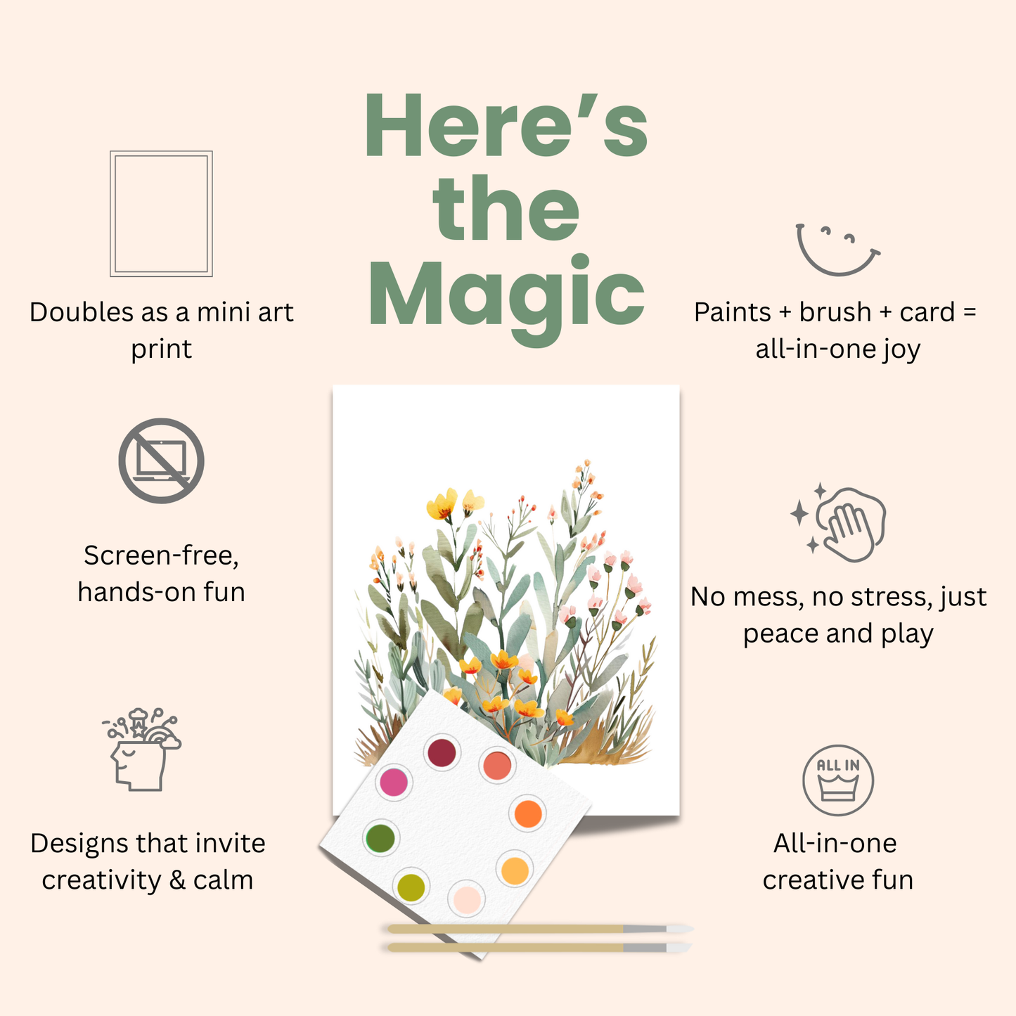 Breathe People- All in One Watercolor Mini Prints