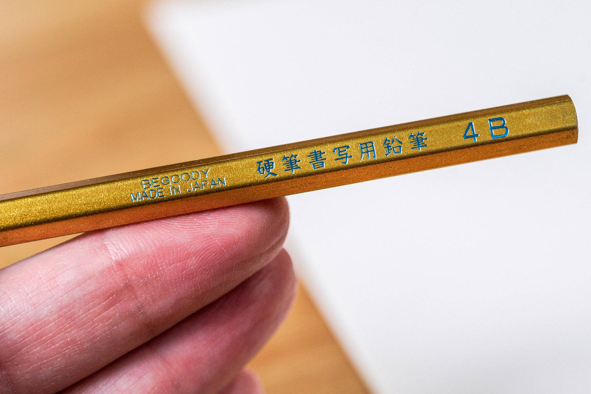 Eyeball Pencil Co. Calligraphy Pencil, 4B Gold