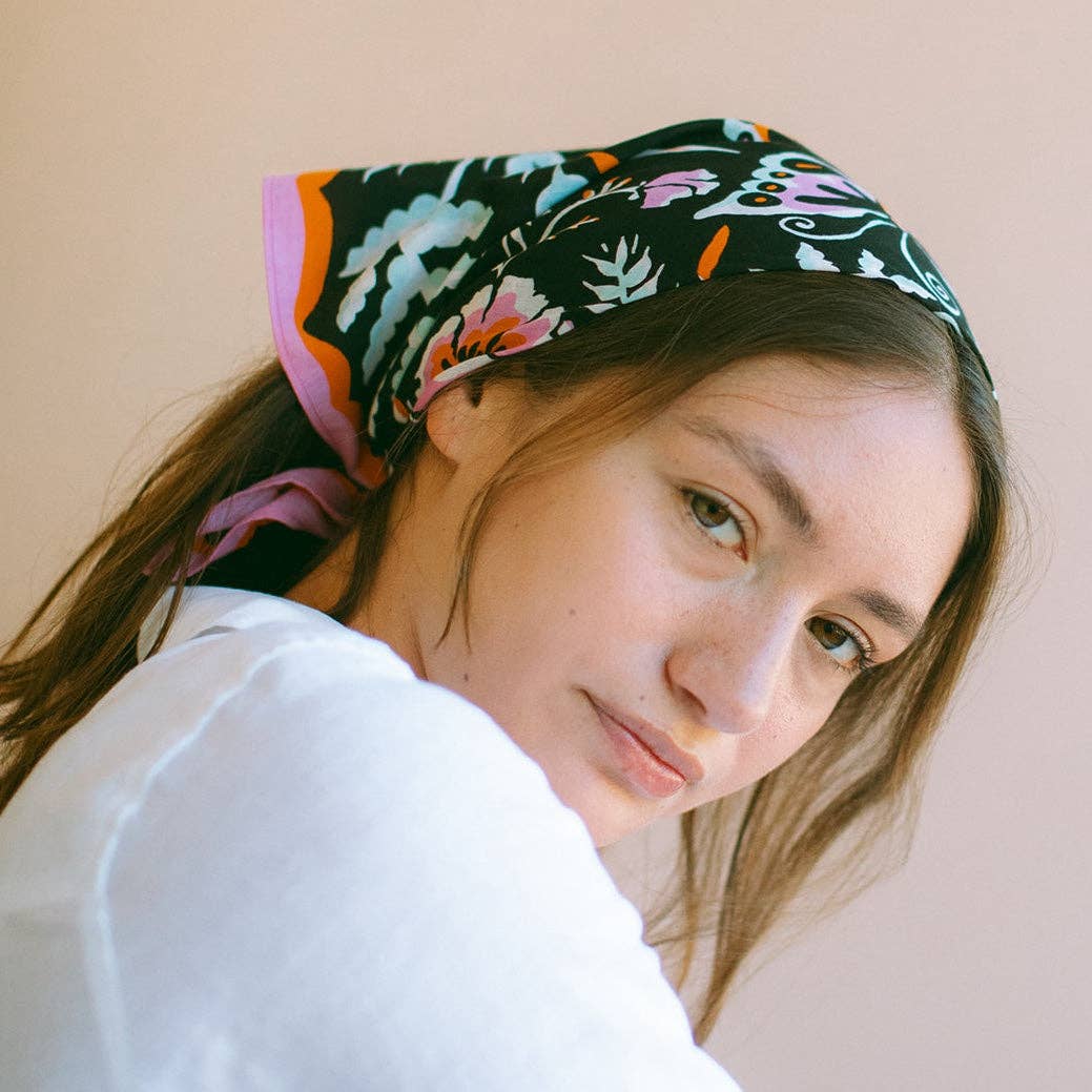 Cotton Wildwood Bandana | Licorice