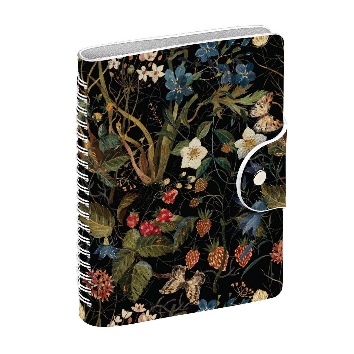 Snap Close Diary B6 - Forest Flowers