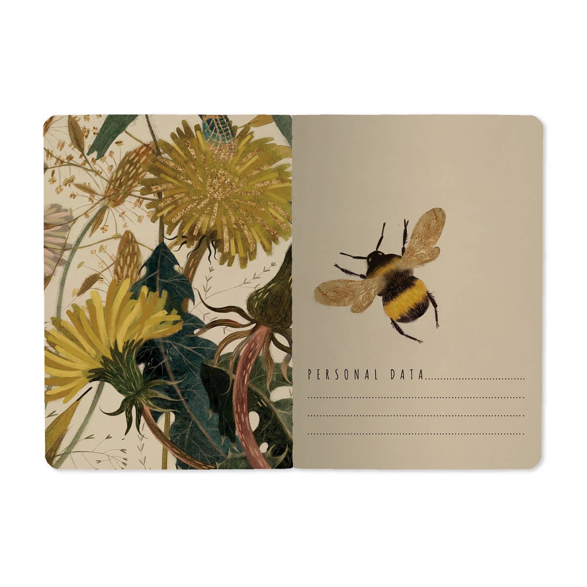 BV by Bruno Visconti A6 Passport Notebook -  Summer Greens