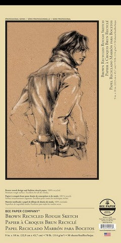 Brown "Bogus" Recycled Rough Sketch Paper