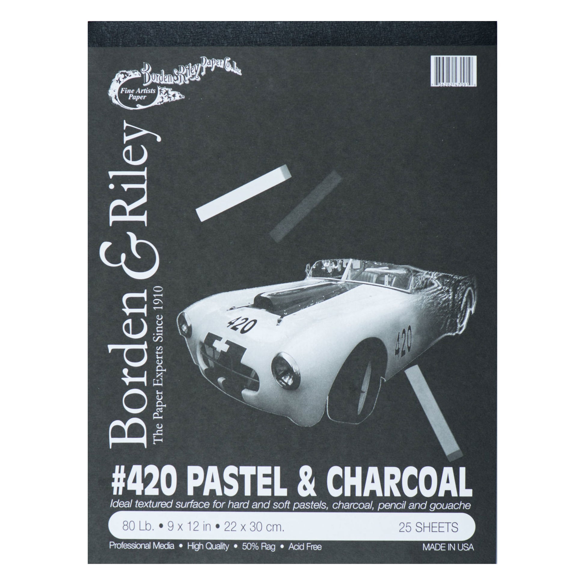 Strathmore Acid-Free Quality Charcoal Drawing Paper - Black, Pack