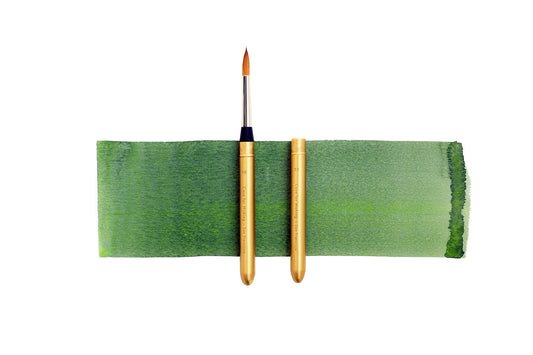 Case For Making Matte Gold Travel Brushes