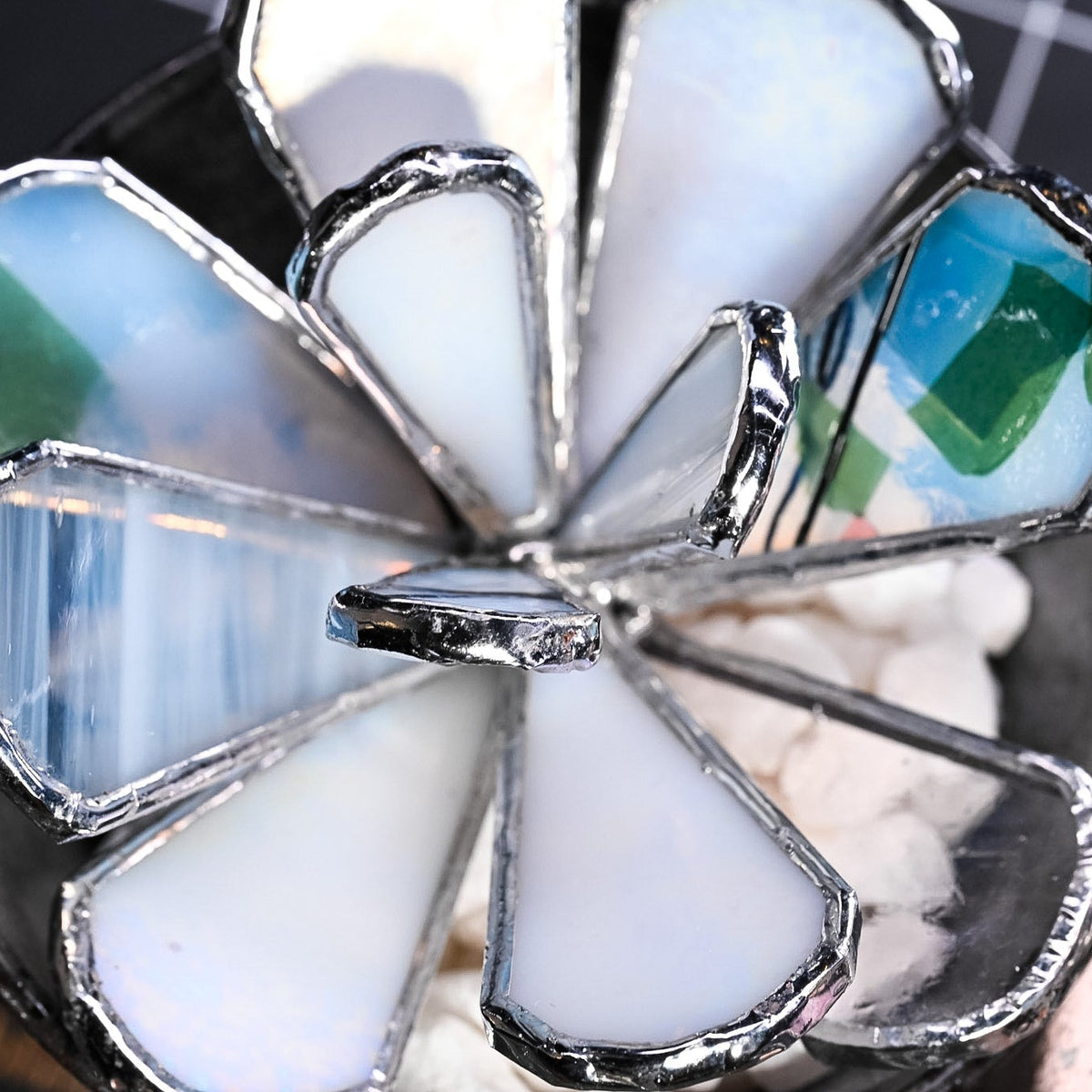 June 13 Stained Glass 3D Succulent