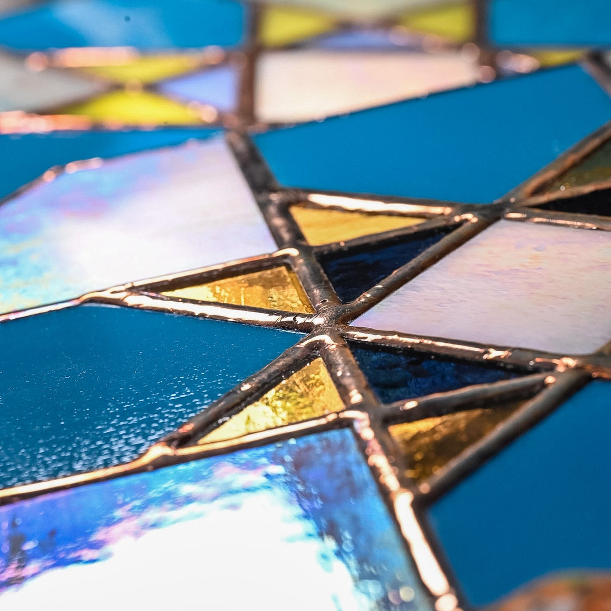 March 6 Stained Glass Quilt Square - Studio Intensive
