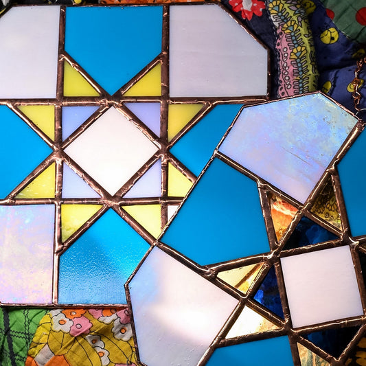 March 6 Stained Glass Quilt Square - Studio Intensive