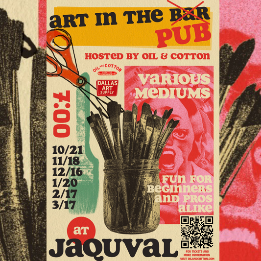 Make Art in the Bar: Jaquval Brewing Co. in Bishop Arts
