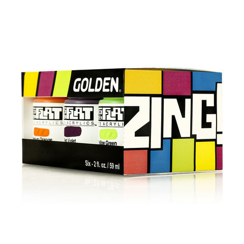 Golden SoFLat Matte ZING Acrylic Set