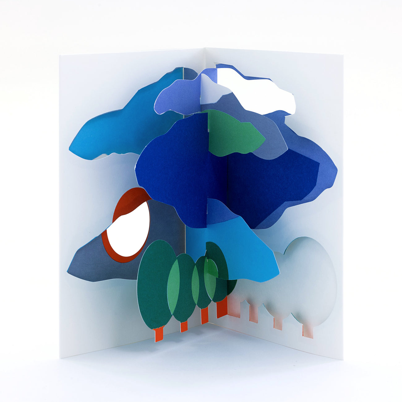 IC Design - Gerard Lo Monaco - Clouds & Trees Pop Up Card