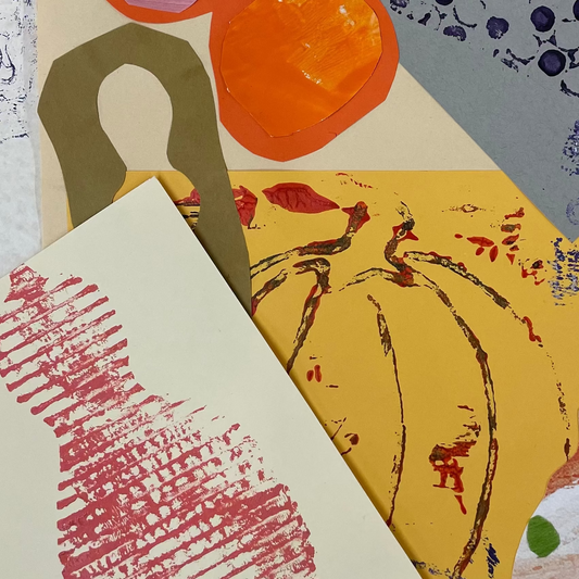 Nov 24 Autumnal Collograph AM Camp