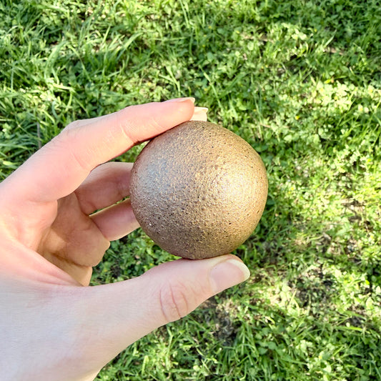 Sept 27 Hikaru Dorodango in the Garden