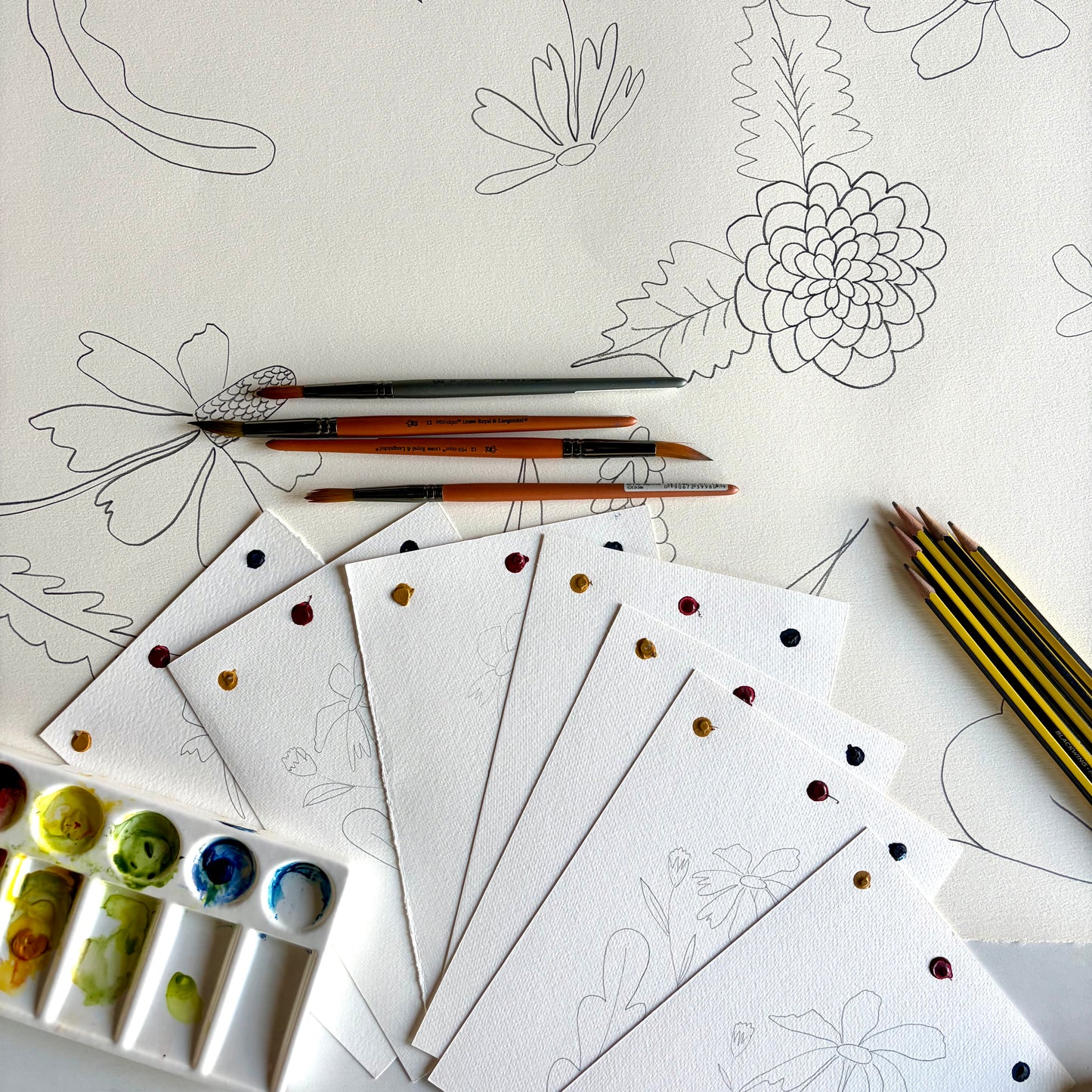 Adult Creative Retreat: Watercolor Wildflowers and Botanicals