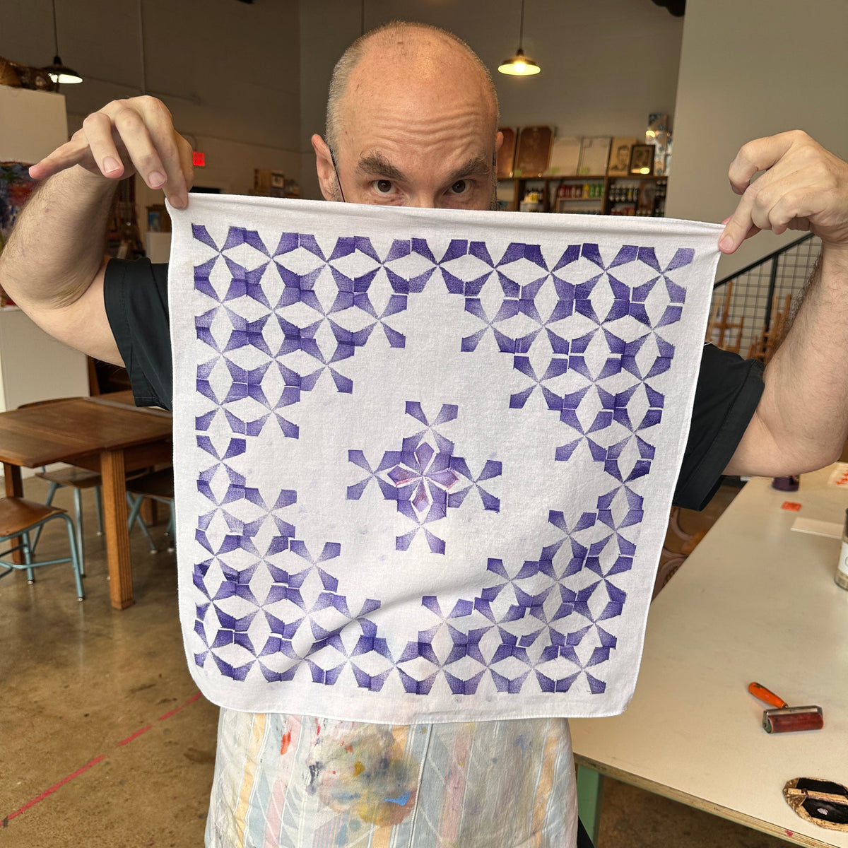 Jan 9 Block Printed Bandana