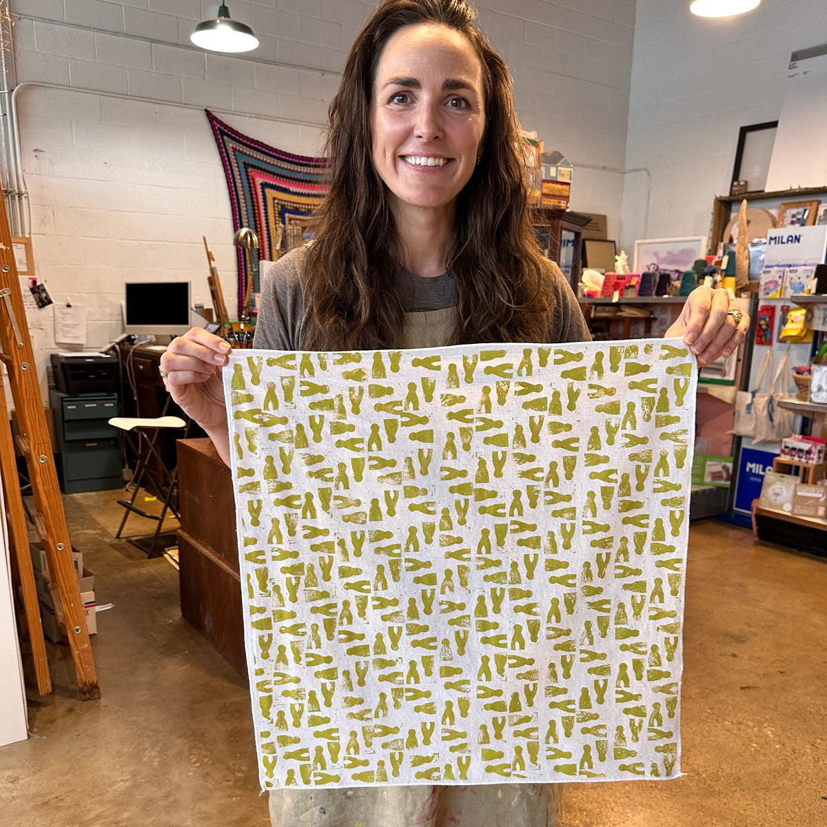 Jan 9 Block Printed Bandana