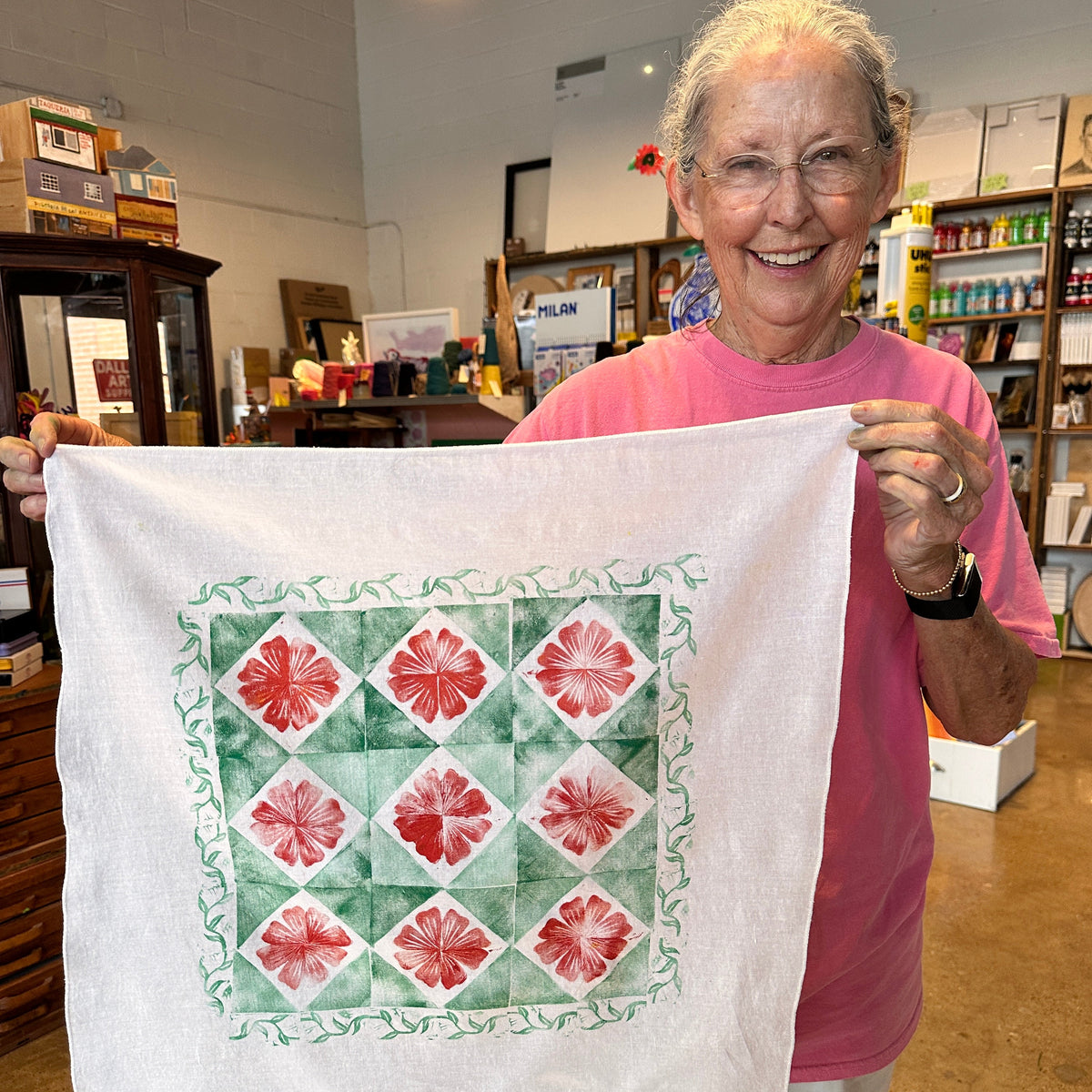 Jan 9 Block Printed Bandana