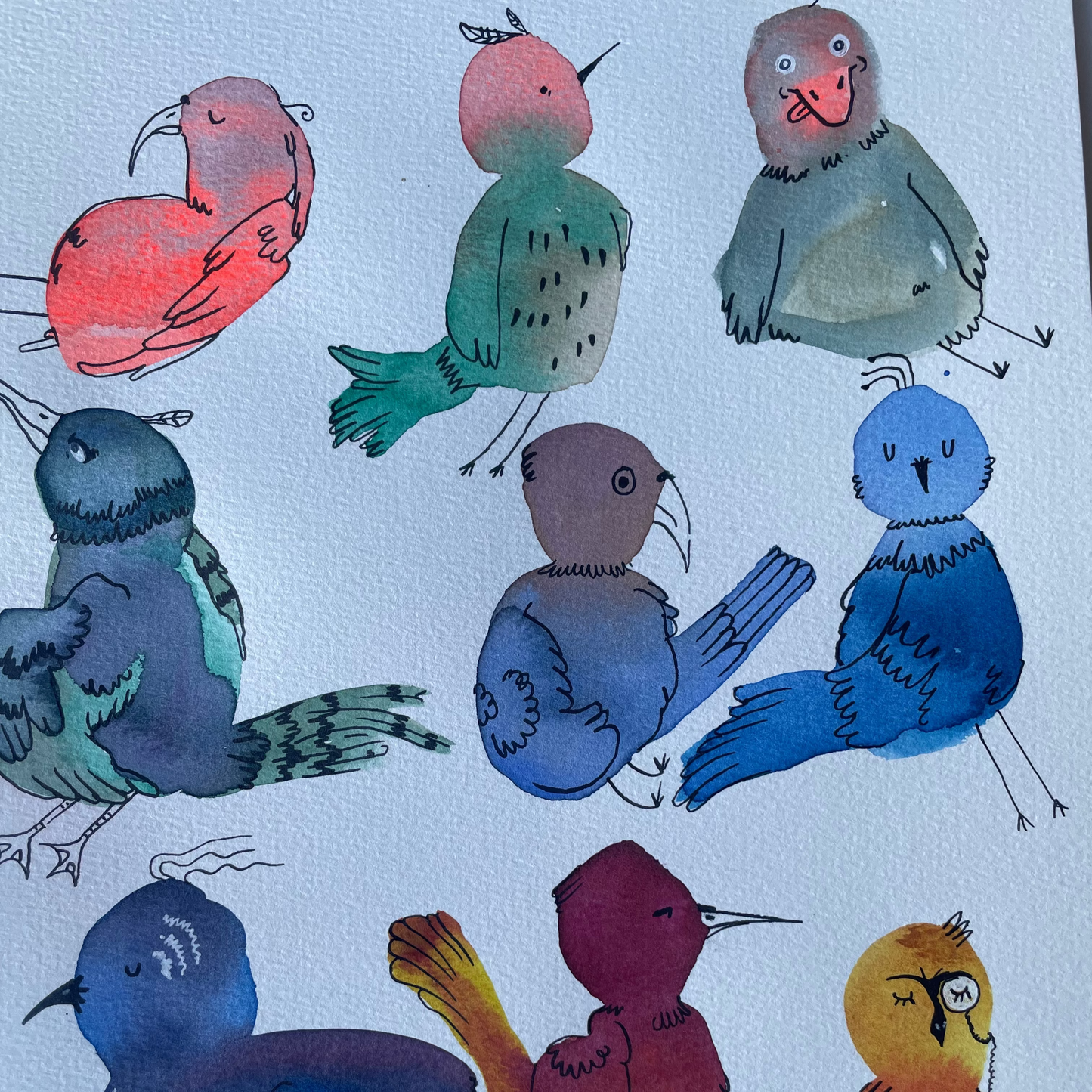 December 29 Blob Birds Morning Camp