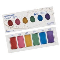 Kuretake Gansai Tambi Watercolor 6-Color Sets