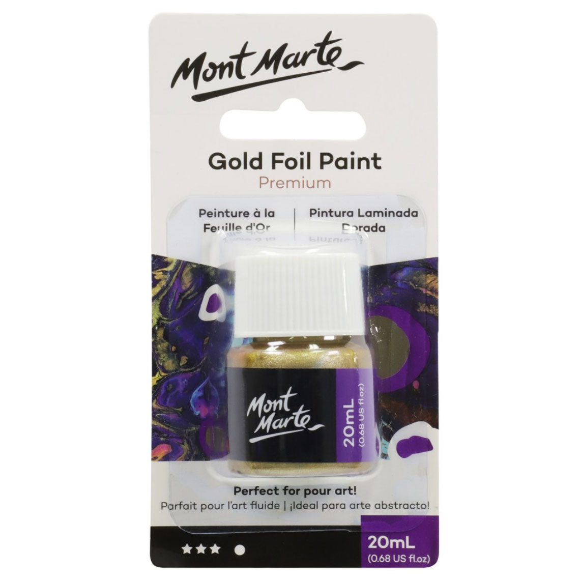 Mont Marte Premium Gold Foil Paint 20ml