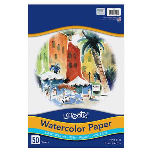 Pacon UCreate Watercolor Paper Sheets