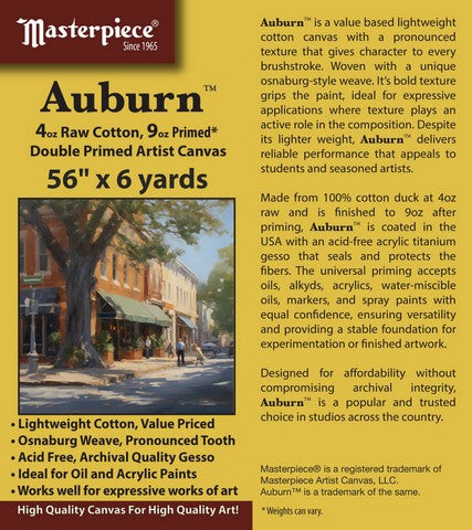 Masterpiece Auburn Series Canvas Roll