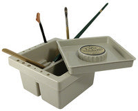 Royal Brush Square Brush Basin with Lid