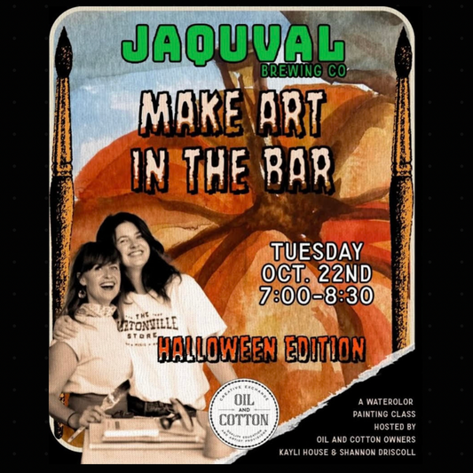 Oct 22 Make Art in the Bar: Halloween Edition