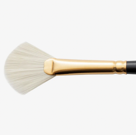 Callia Fan Synthetic Bristle Short Handle Brush