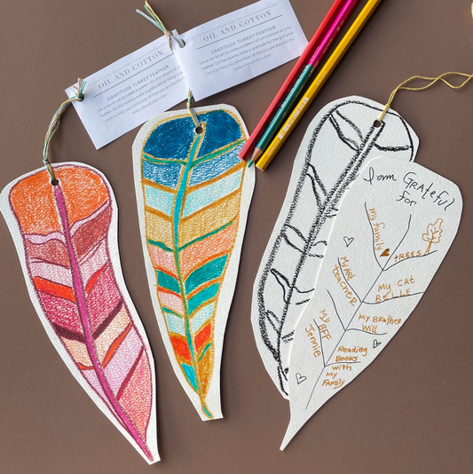 November 26 Turkey Feather Drawing Afternoon Camp