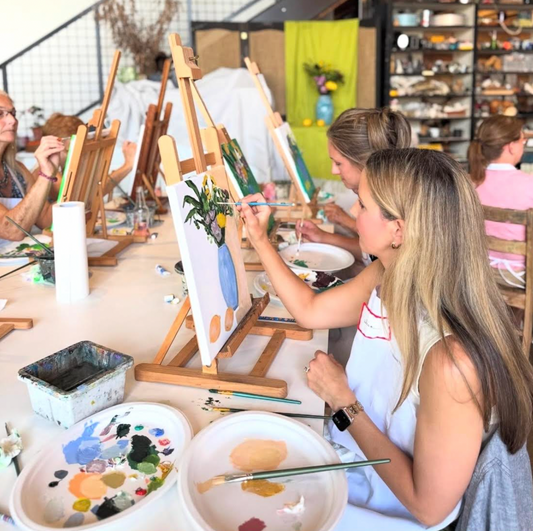 Jan 10 Winter Florals Still Life Painting