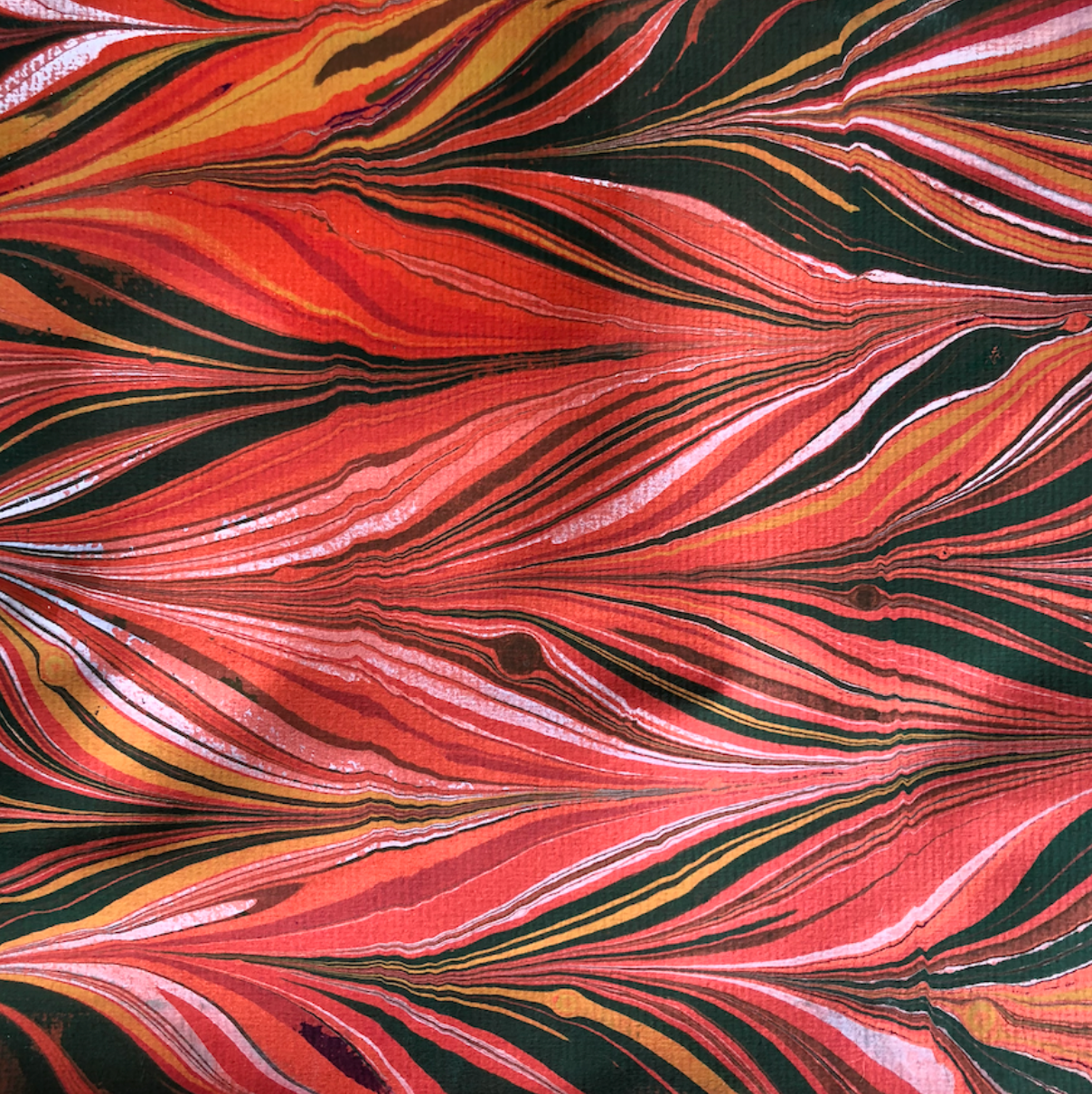 October 13 Paper Marbling