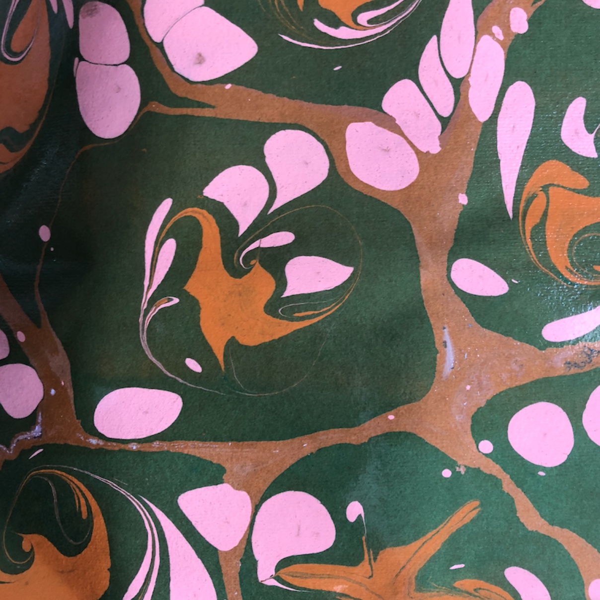 October 13 Paper Marbling