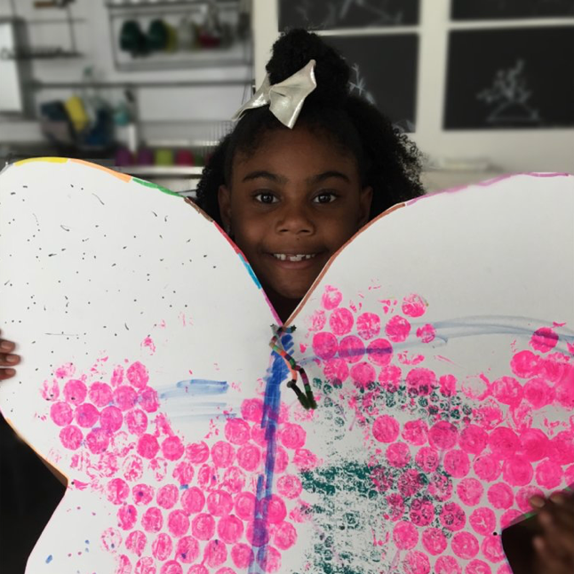 Kids Birthday Party: Butterfly Printmaking