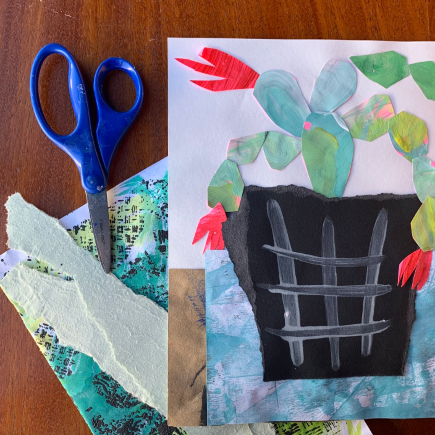 January 5 Christmas Cactus Painting Afternoon Camp