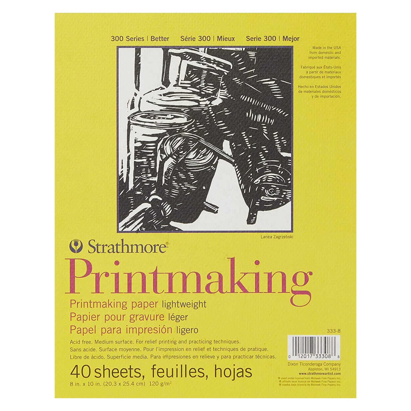 Strathmore Printmaking 300 Series Paper 8" x 10"