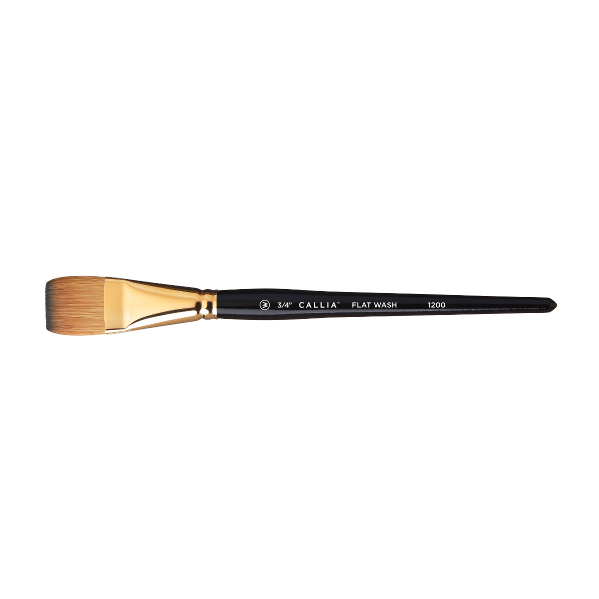 Callia Flat Wash Synthetic Sable Short Handle Brush